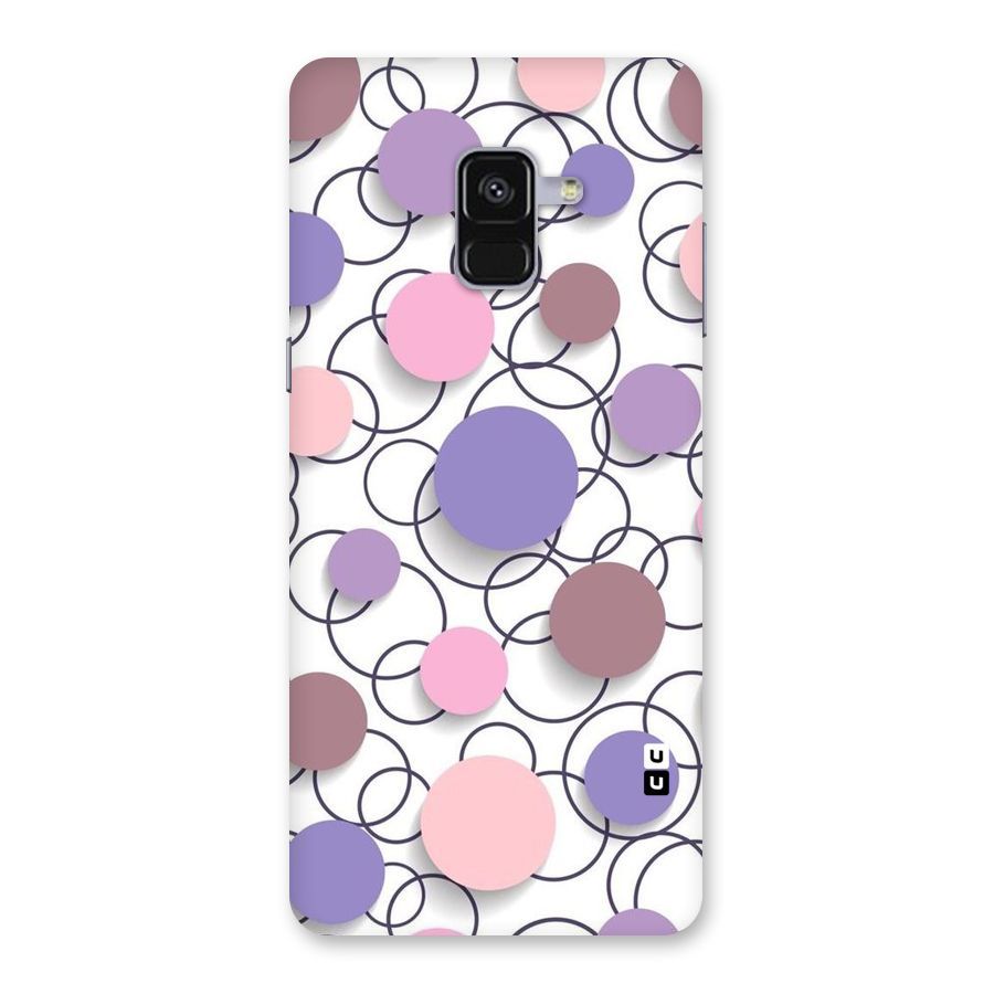 Circles And More Back Case for Galaxy A8 Plus