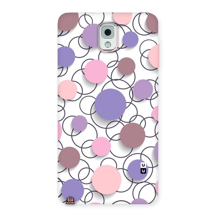 Circles And More Back Case for Galaxy Note 3