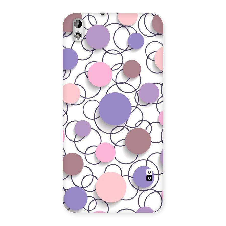 Circles And More Back Case for HTC Desire 816g