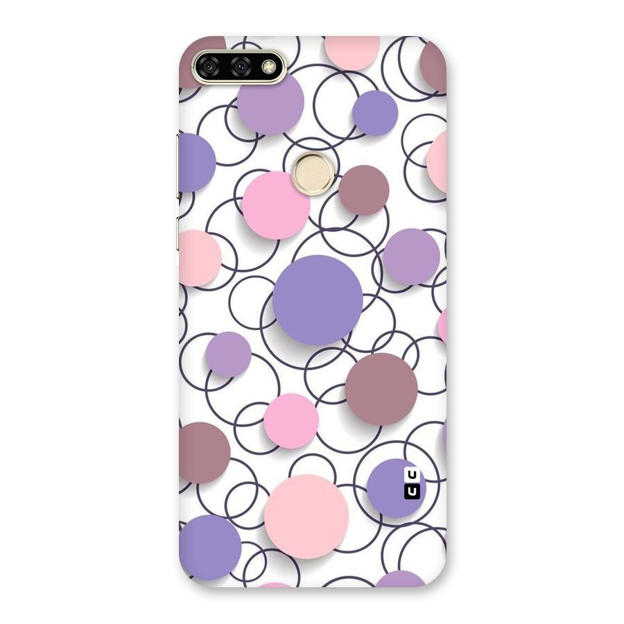 Circles And More Back Case for Honor 7A