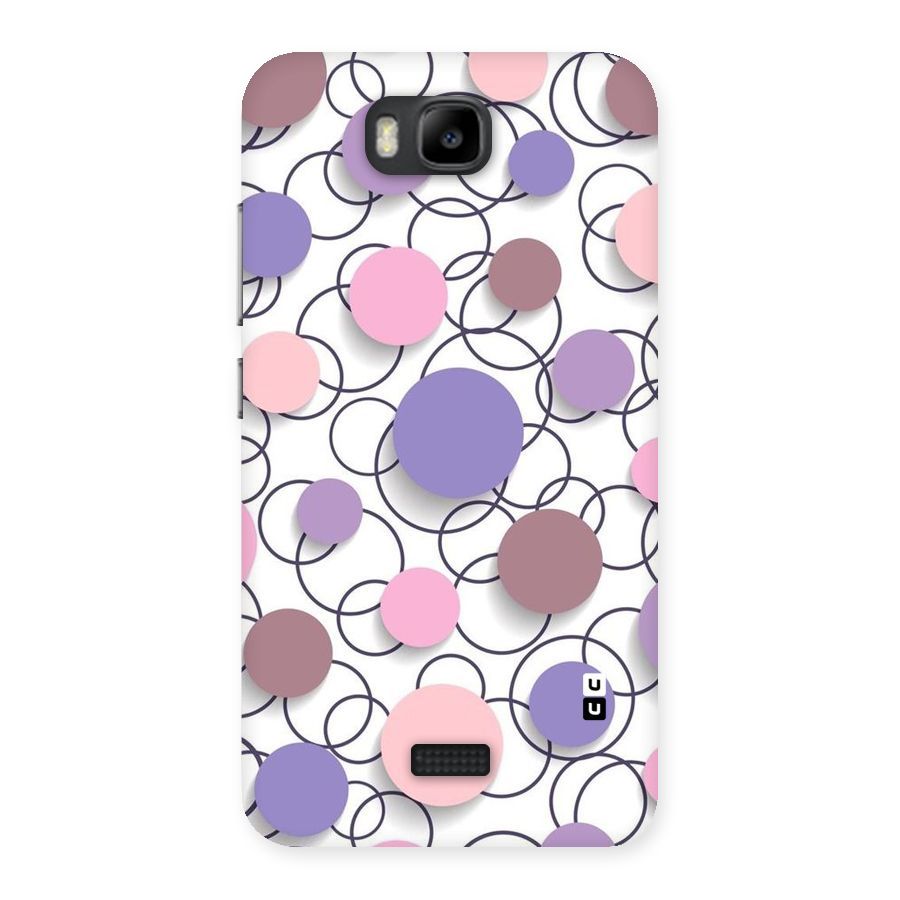 Circles And More Back Case for Honor Bee