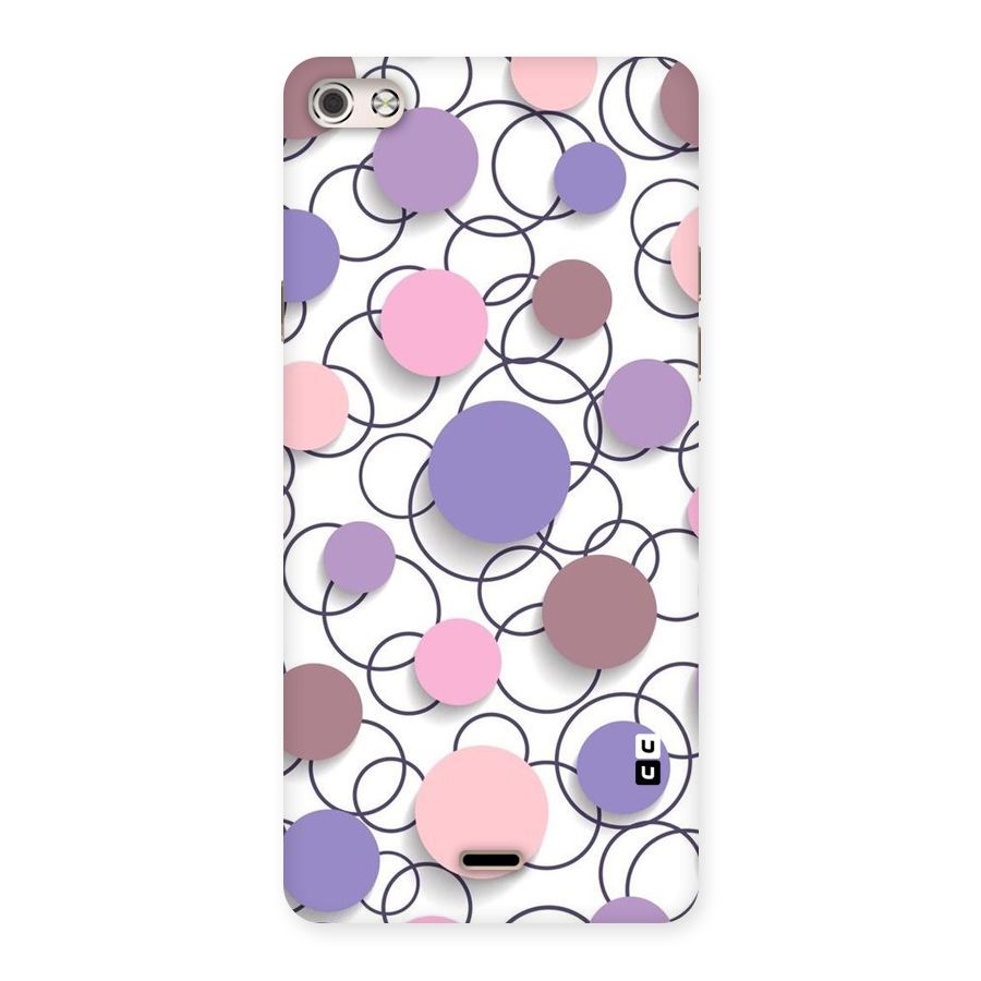 Circles And More Back Case for Micromax Canvas Silver 5