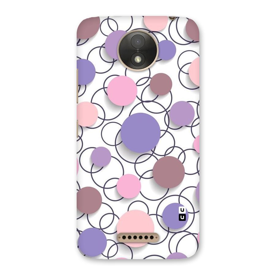 Circles And More Back Case for Moto C Plus