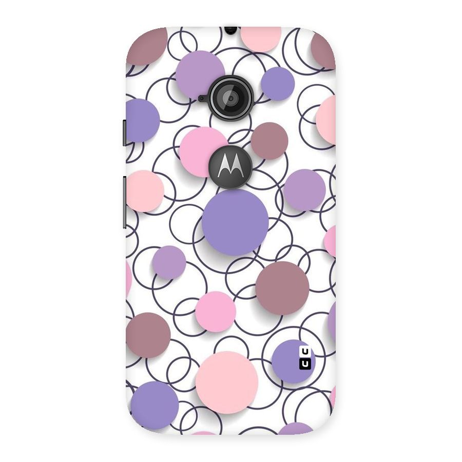 Circles And More Back Case for Moto E 2nd Gen