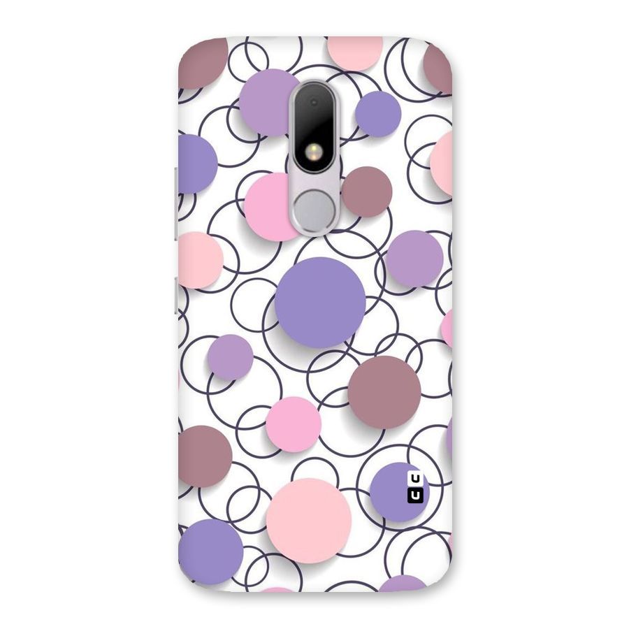Circles And More Back Case for Moto M
