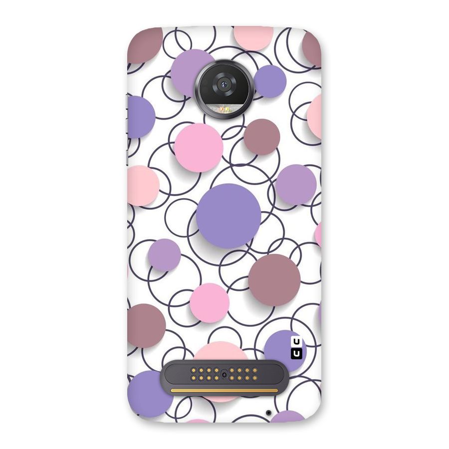 Circles And More Back Case for Moto Z2 Play