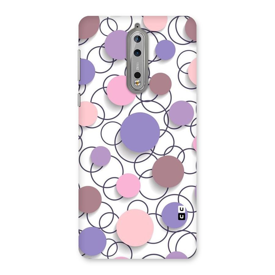 Circles And More Back Case for Nokia 8