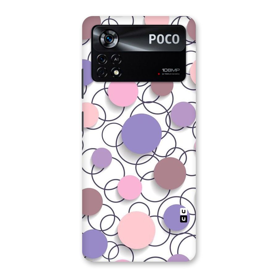 Circles And More Back Case for Poco X4 Pro 5G