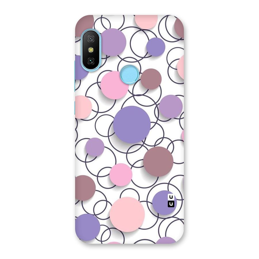 Circles And More Back Case for Redmi 6 Pro