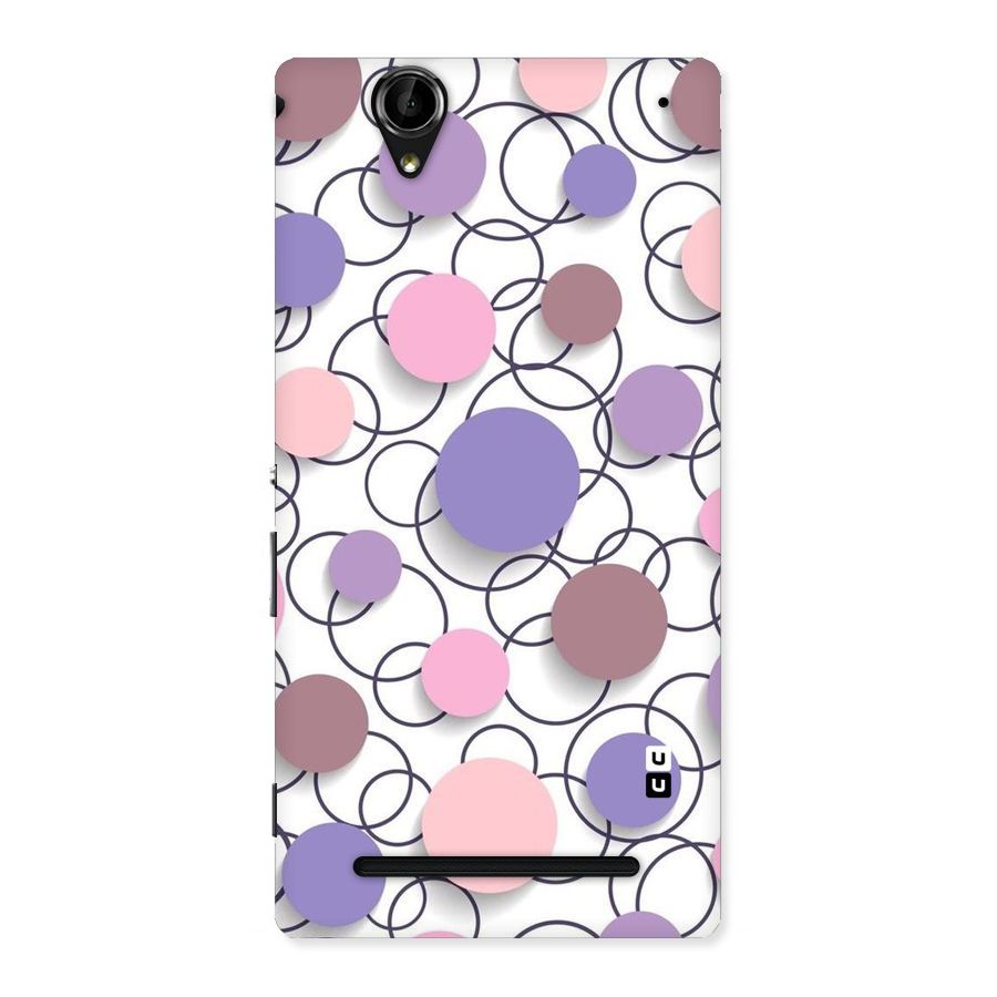 Circles And More Back Case for Sony Xperia T2