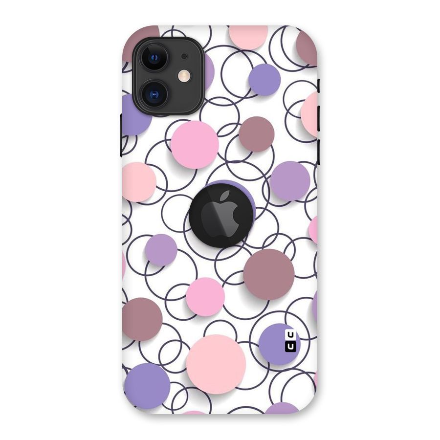 Circles And More Back Case for iPhone 11 Logo Cut