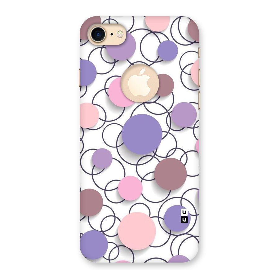 Circles And More Back Case for iPhone 7 Logo Cut