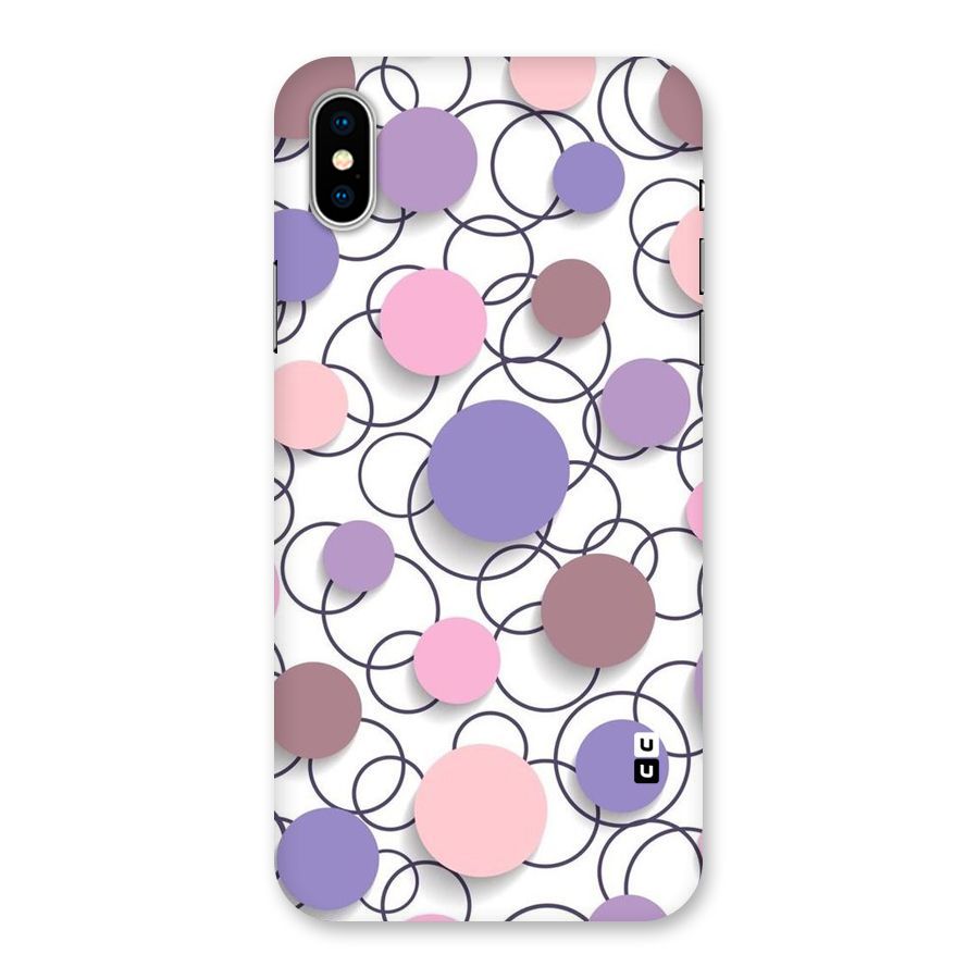 Circles And More Back Case for iPhone XS
