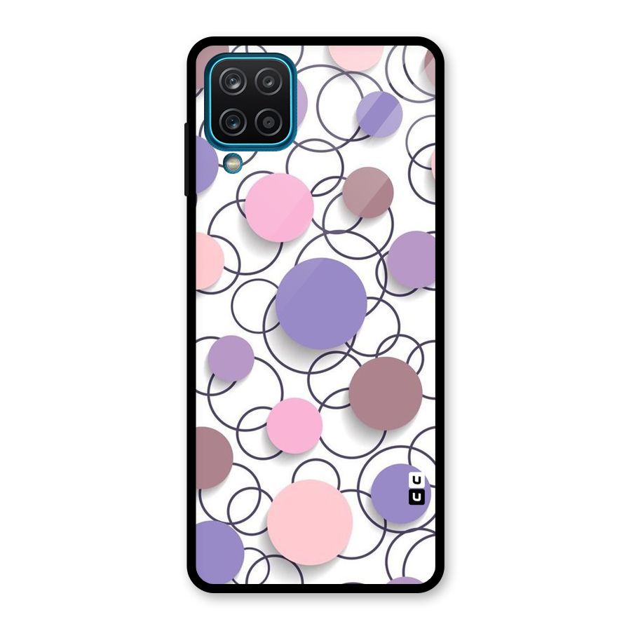 Circles And More Glass Back Case for Galaxy A12