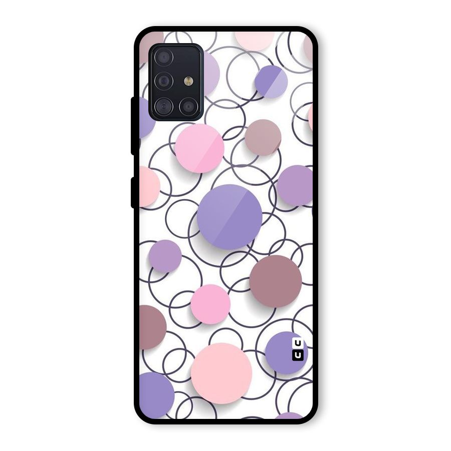 Circles And More Glass Back Case for Galaxy A51