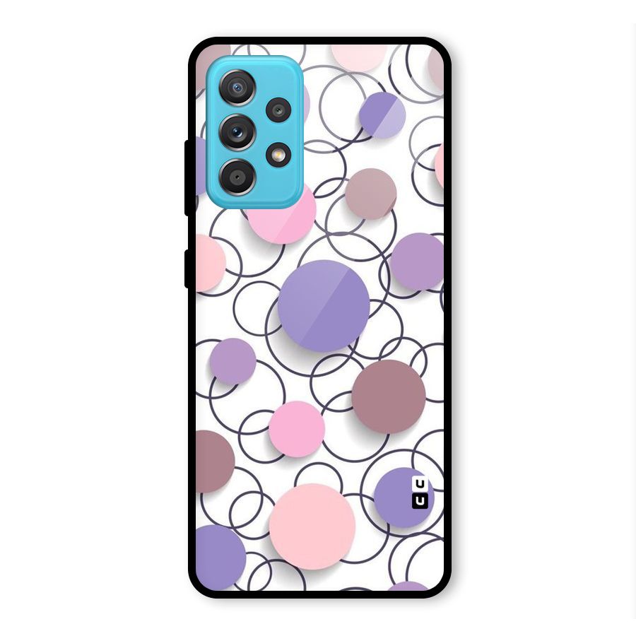 Circles And More Glass Back Case for Galaxy A52