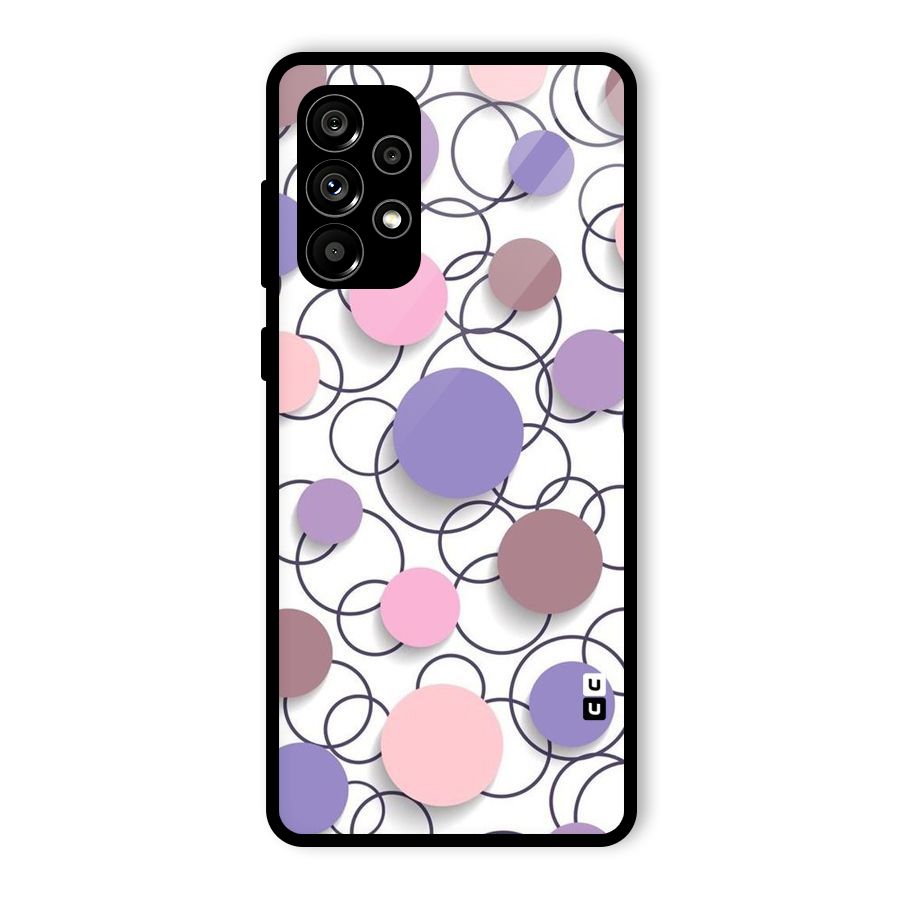 Circles And More Glass Back Case for Galaxy A73 5G