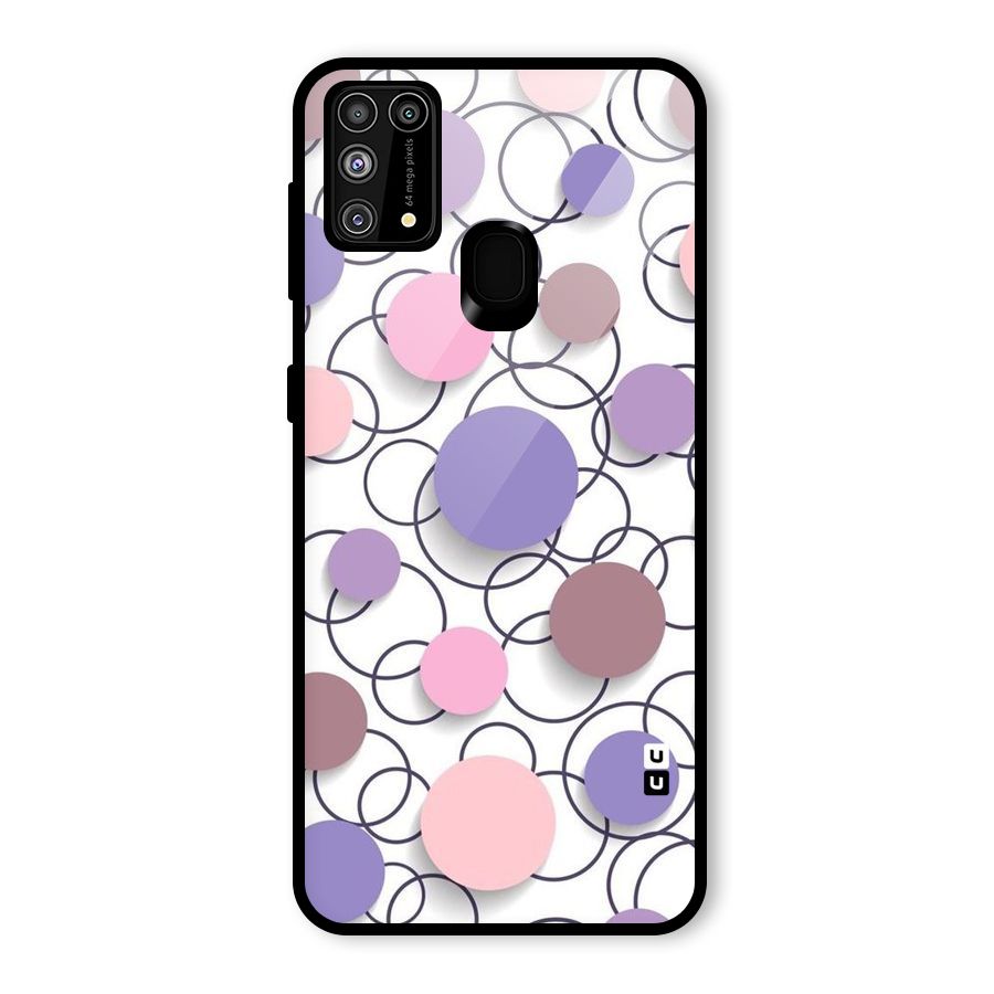 Circles And More Glass Back Case for Galaxy F41