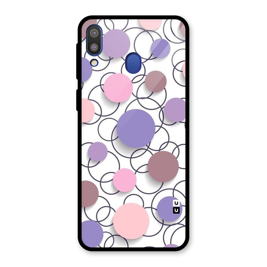 Circles And More Glass Back Case for Galaxy M20