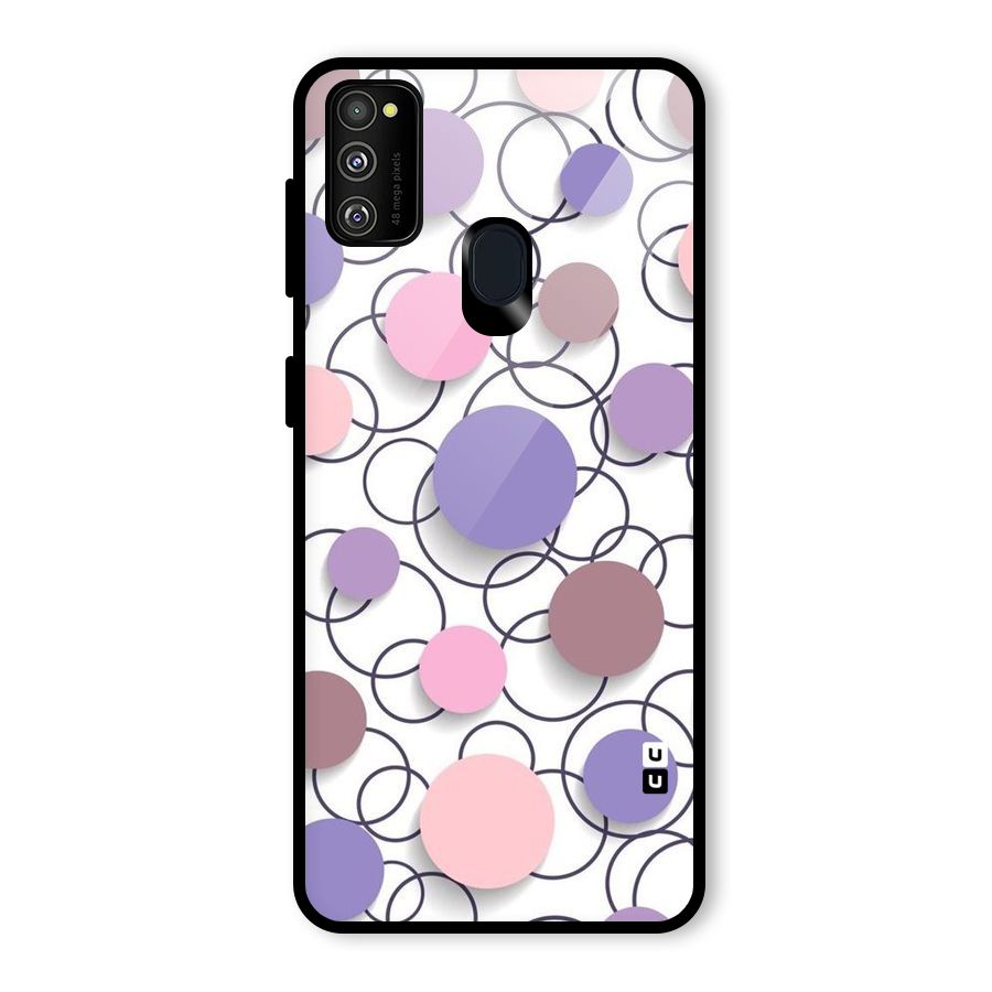 Circles And More Glass Back Case for Galaxy M30s