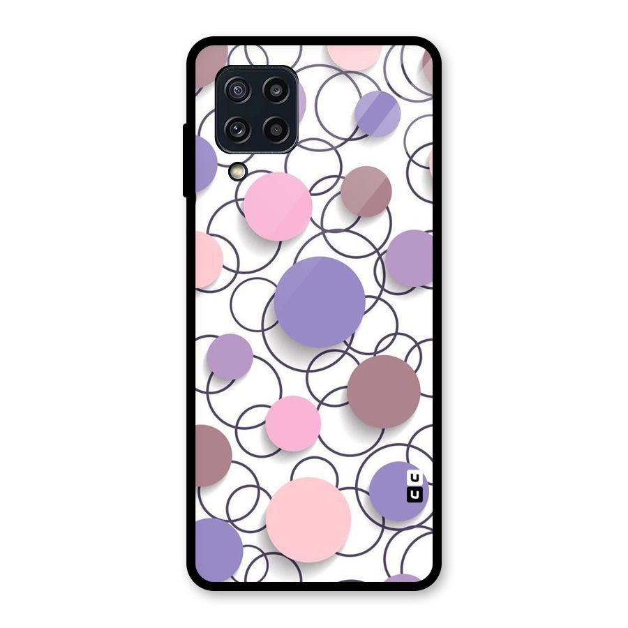 Circles And More Glass Back Case for Galaxy M32