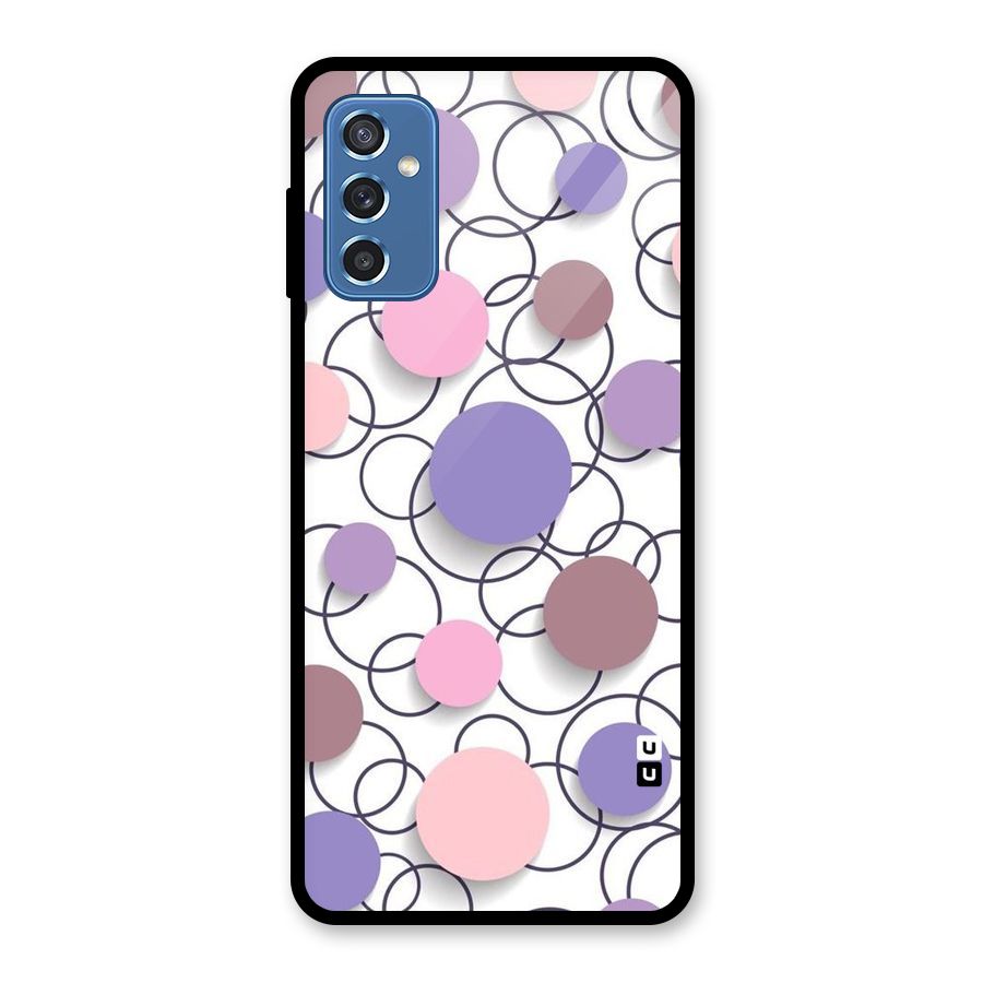Circles And More Glass Back Case for Galaxy M52 5G
