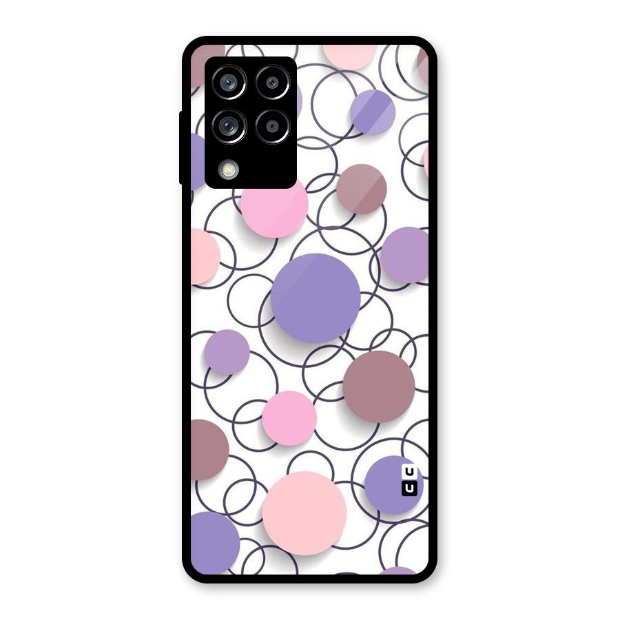 Circles And More Glass Back Case for Galaxy M53 5G
