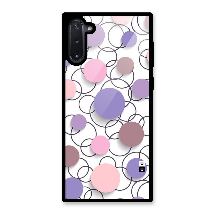 Circles And More Glass Back Case for Galaxy Note 10