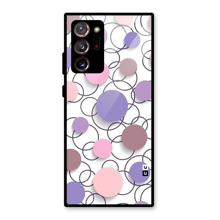 Circles And More Glass Back Case for Galaxy Note 20 Ultra