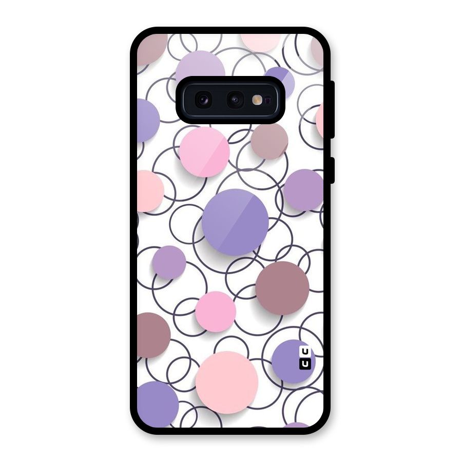 Circles And More Glass Back Case for Galaxy S10e