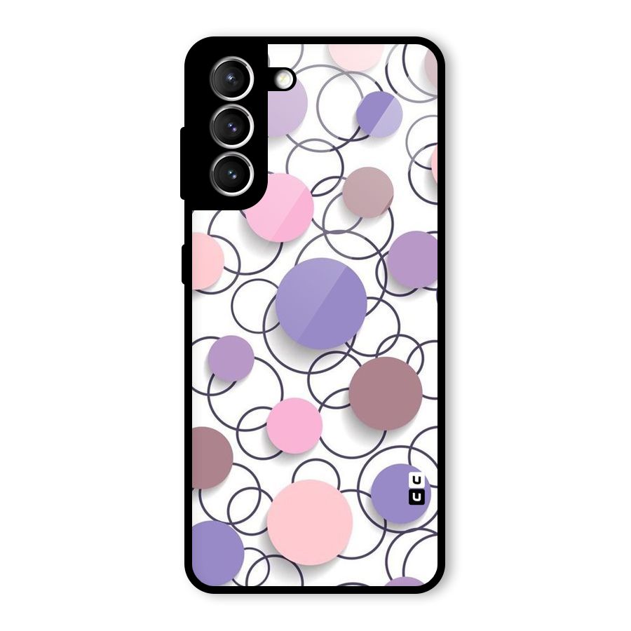 Circles And More Glass Back Case for Galaxy S21 5G