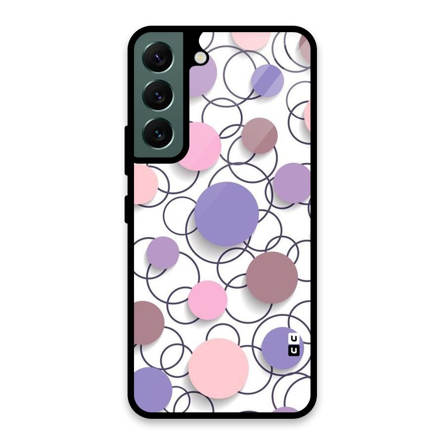 Circles And More Glass Back Case for Galaxy S22 5G