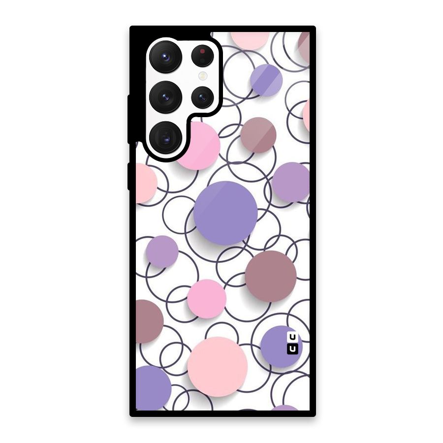 Circles And More Glass Back Case for Galaxy S22 Ultra 5G