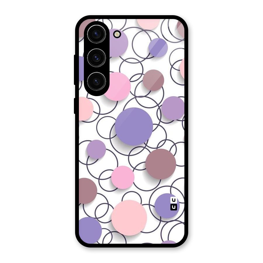 Circles And More Glass Back Case for Galaxy S23 Plus
