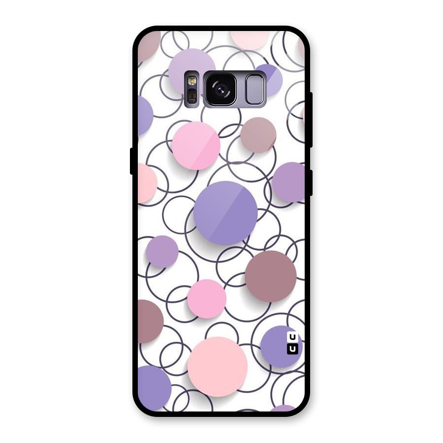 Circles And More Glass Back Case for Galaxy S8