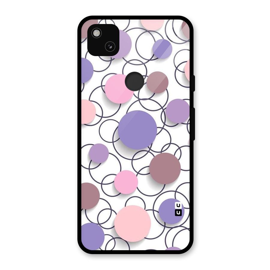 Circles And More Glass Back Case for Google Pixel 4a