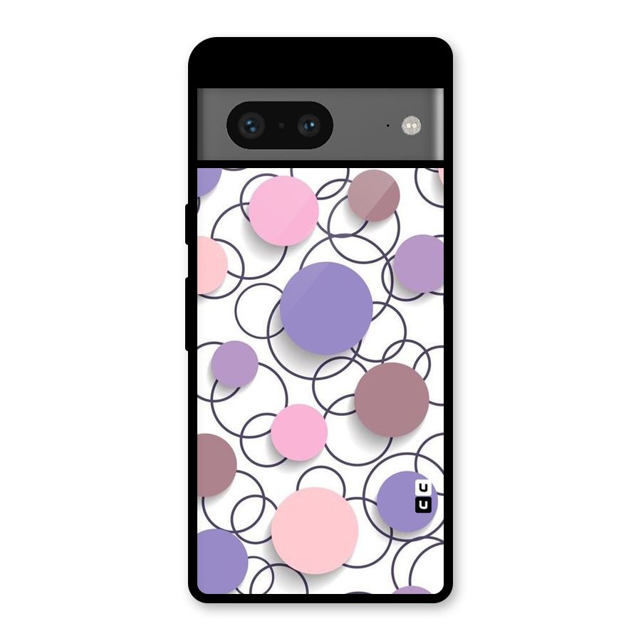 Circles And More Glass Back Case for Google Pixel 7