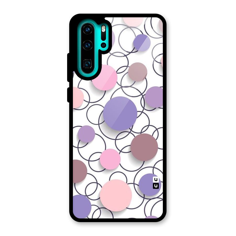 Circles And More Glass Back Case for Huawei P30 Pro