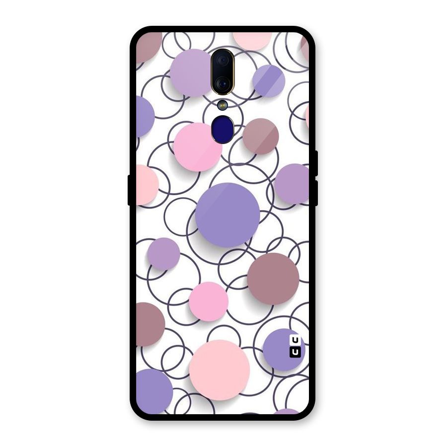 Circles And More Glass Back Case for Oppo F11