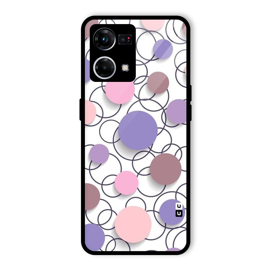 Circles And More Glass Back Case for Oppo F21 Pro 4G