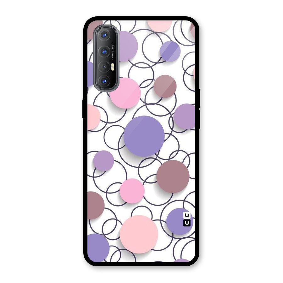 Circles And More Glass Back Case for Oppo Reno3 Pro