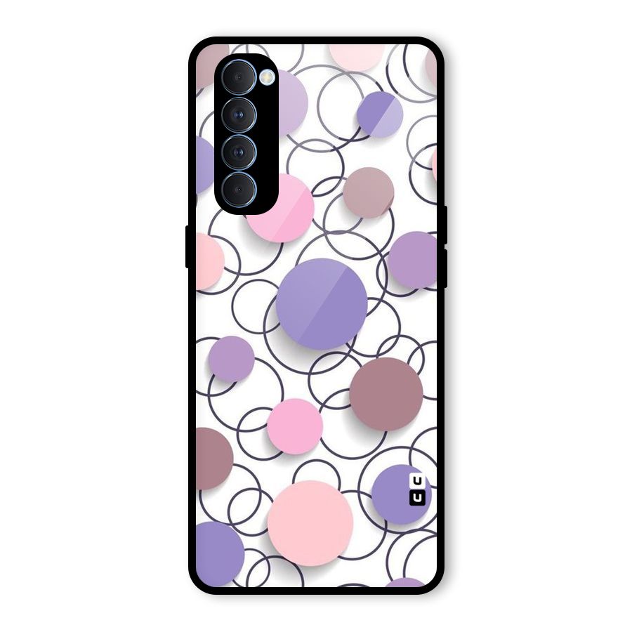 Circles And More Glass Back Case for Oppo Reno4 Pro