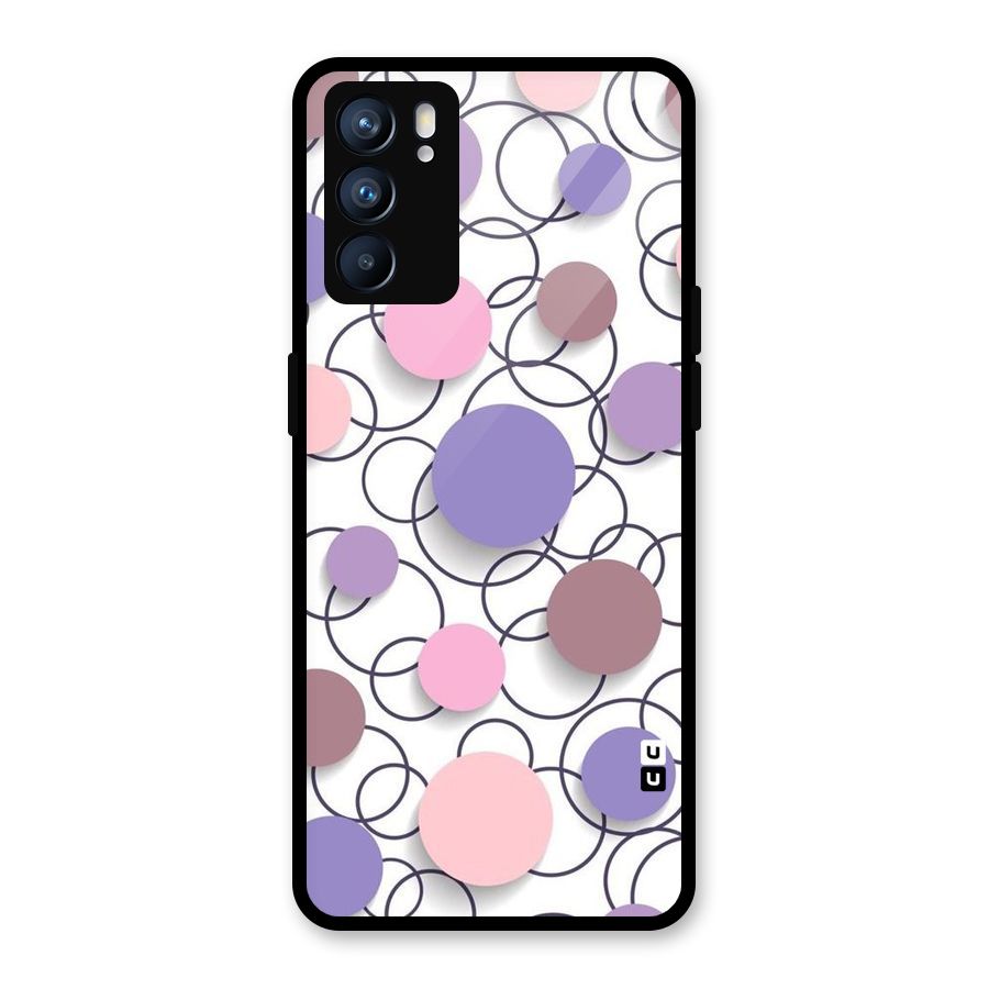 Circles And More Glass Back Case for Oppo Reno6 5G