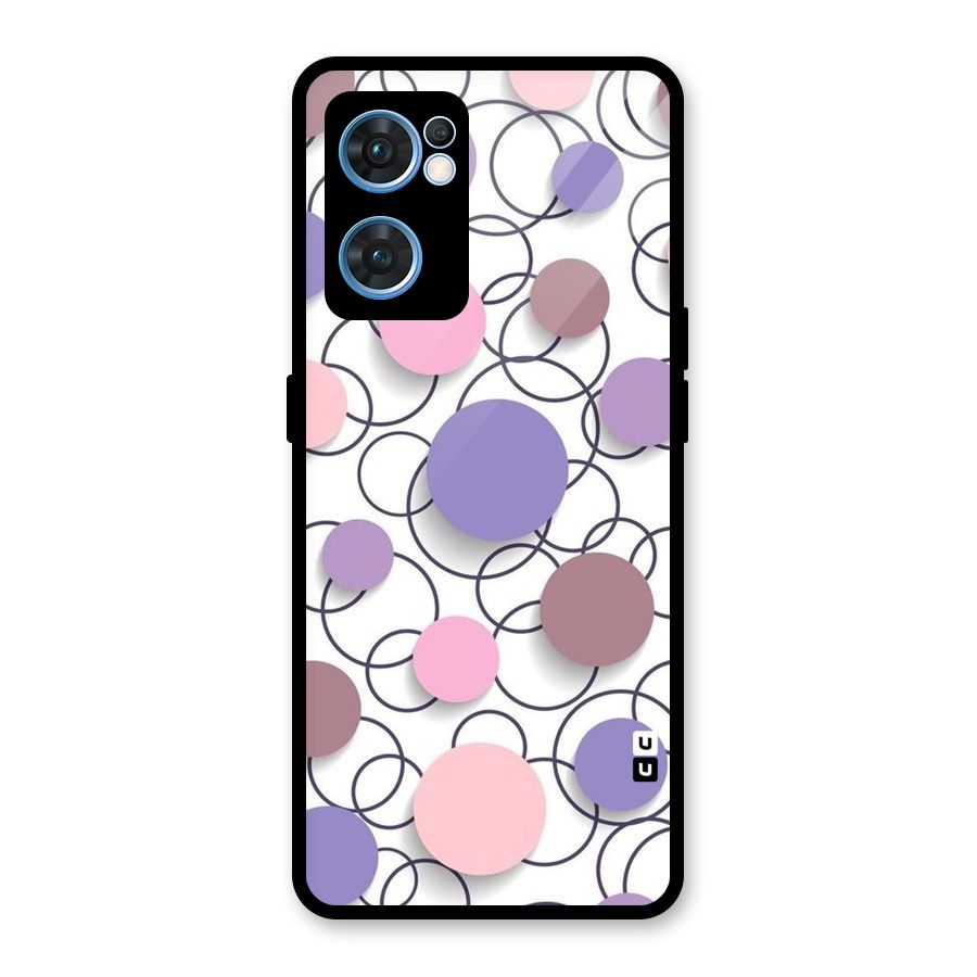 Circles And More Glass Back Case for Oppo Reno7 5G