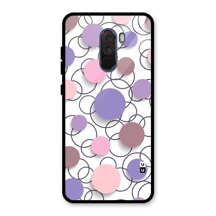 Circles And More Glass Back Case for Poco F1