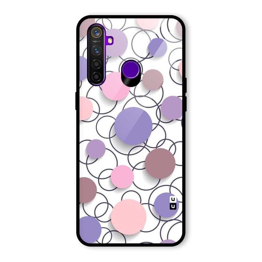 Circles And More Glass Back Case for Realme 5 Pro