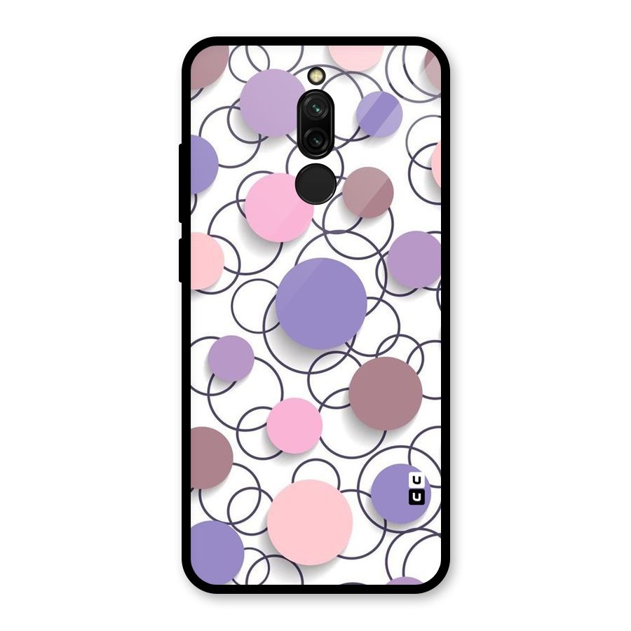 Circles And More Glass Back Case for Redmi 8