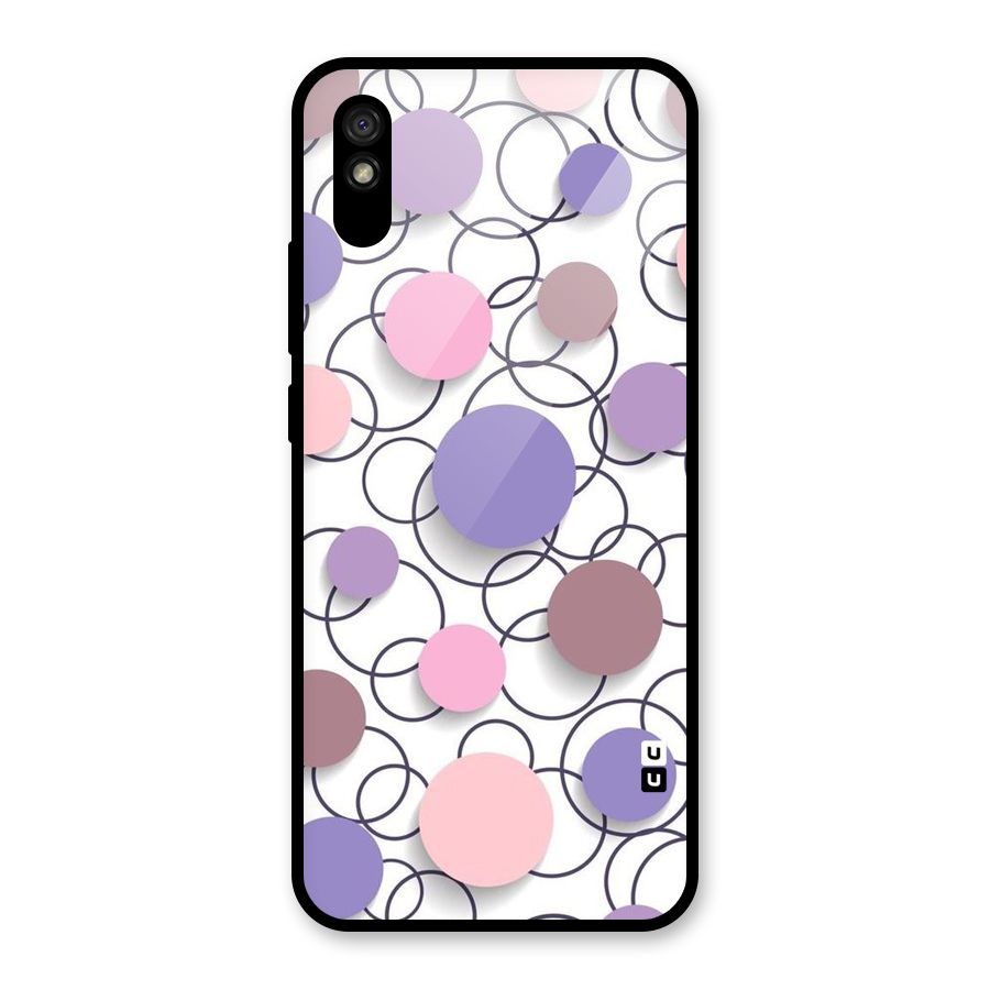 Circles And More Glass Back Case for Redmi 9i