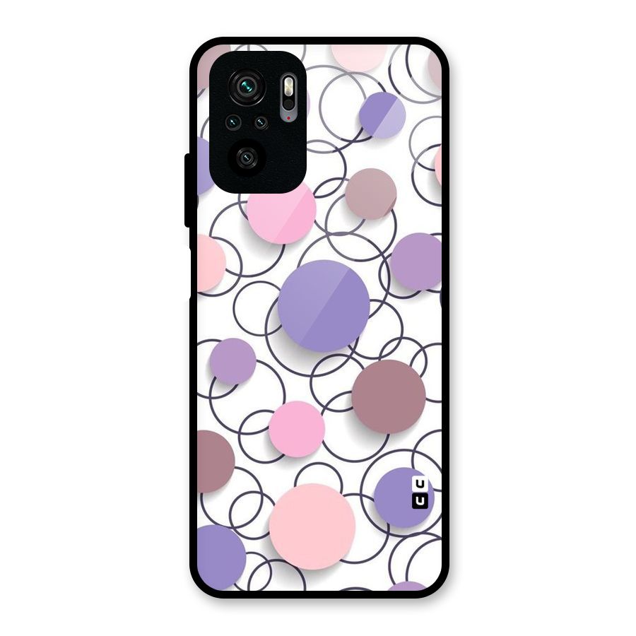 Circles And More Glass Back Case for Redmi Note 10S