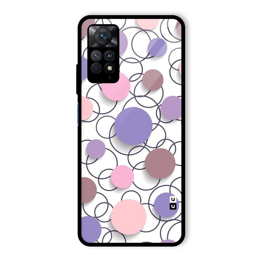 Circles And More Glass Back Case for Redmi Note 11 Pro Plus 5G